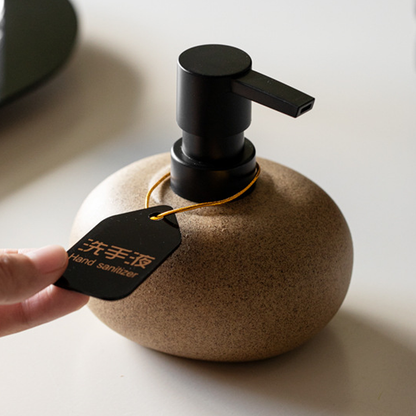 Ceramic Pump Dispenser Bottle for Shampoo Lotion Conditioner Travel Kit