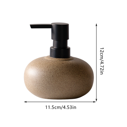 Ceramic Pump Dispenser Bottle for Shampoo Lotion Conditioner Travel Kit