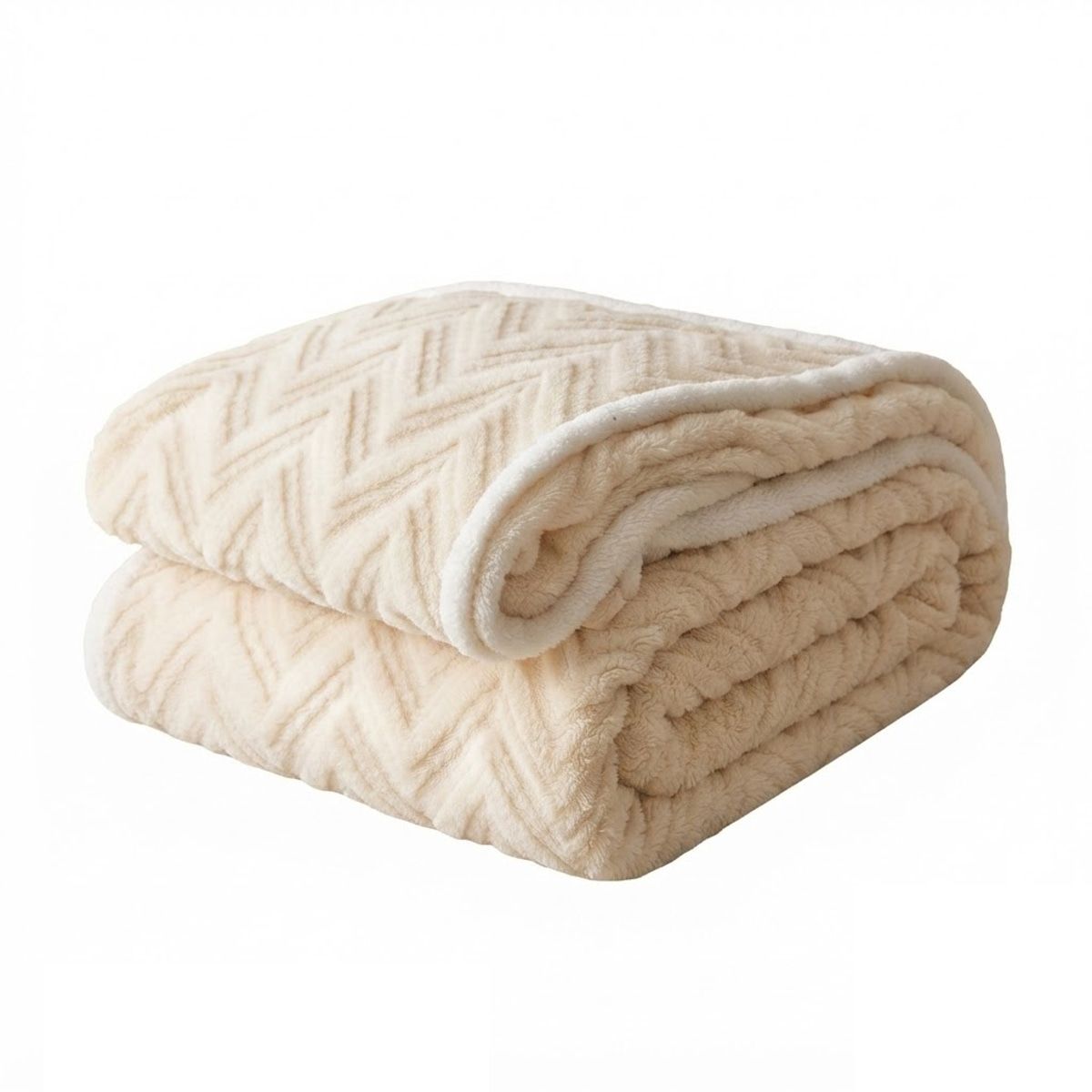 Thick Jacquard Flannel Blanket 200 x 230cm