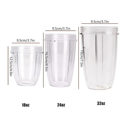 Blender Cups 32OZ 24OZ 18OZ Replacement Accessories Juicer Ice Crushing Blades