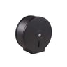 Steel Toilet Paper Dispenser with Locking Lid — Black