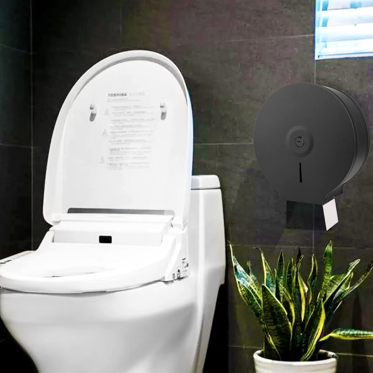 Stainless Steel Toilet Paper Dispenser Splash-Proof
