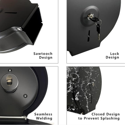 Stainless Steel Toilet Paper Dispenser Splash-Proof