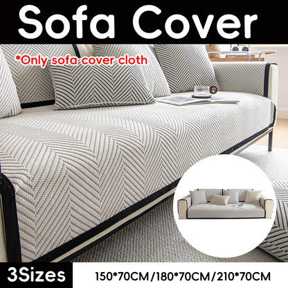 Sofa Cover Soft Chenille Anti-Slip for Living Room Couch