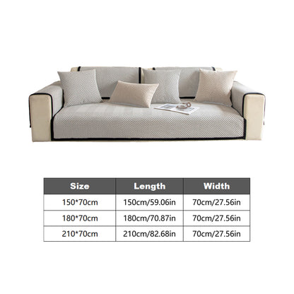 Sofa Cover Soft Chenille Anti-Slip for Living Room Couch