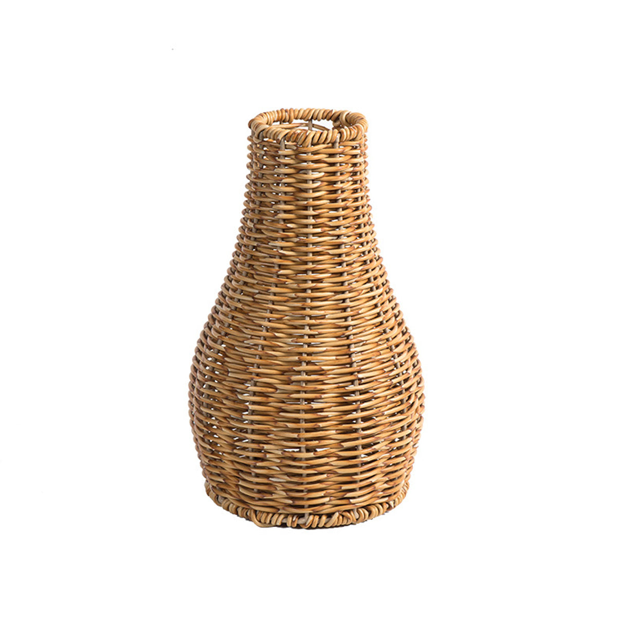 Imitation Rattan Woven Vase Decorative Flower Vase Arrangement for Home Decor