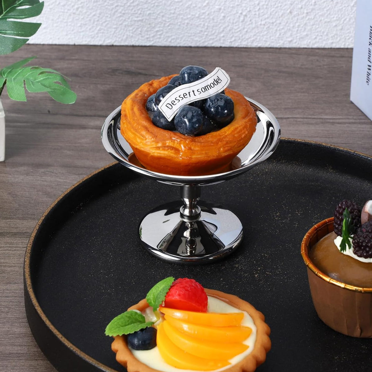 304 Stainless Steel Goblet Hotel Restaurant Ice Cream Cup Bar Dessert Fruit AU