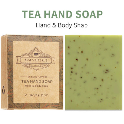 Seaweed Exfoliating Body Soap Bar 2pcs Botanical Scrub Cleanser