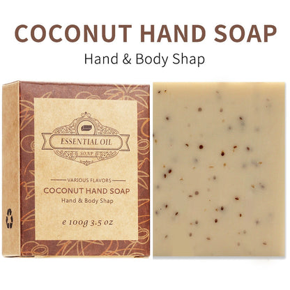 Seaweed Exfoliating Body Soap Bar 2pcs Botanical Scrub Cleanser