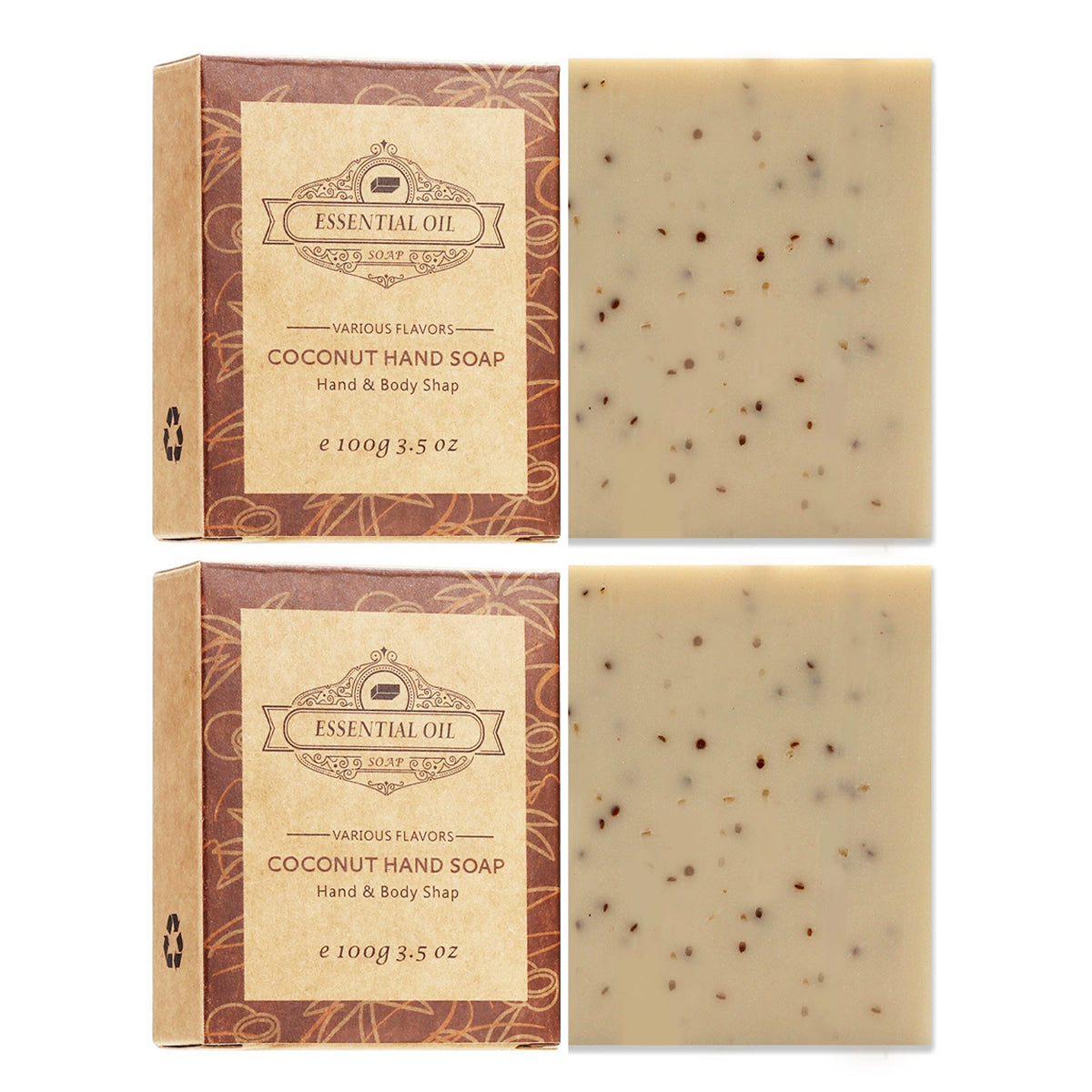 Seaweed Exfoliating Body Soap Bar 2 Pcs Botanical – Product View 17
