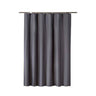 Fabric Shower Curtain with 12 Hanging Hooks — Grey