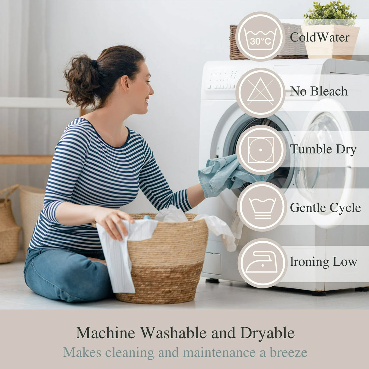 Waterproof Mildew Resistant Shower Curtain with Fringe Design