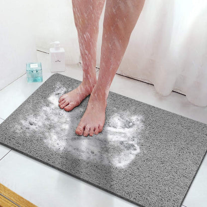 Non Slip Bathroom Mat Waterproof PVC Soft Washable Floor Rug