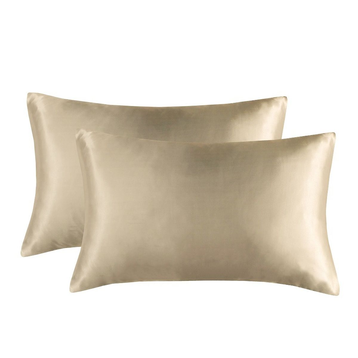 2 Pcs Satin Pillowcases with Smooth Finish