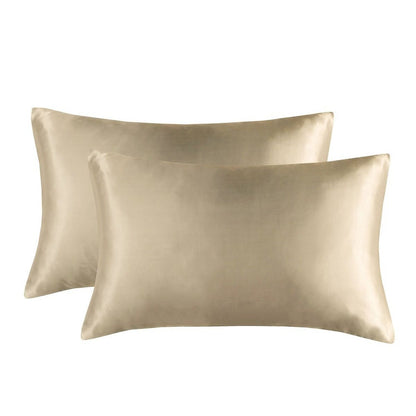 2 Pcs Satin Pillowcases with Smooth Finish