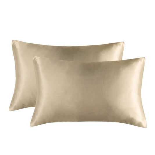 2 Pcs Satin Pillowcases with Smooth Finish