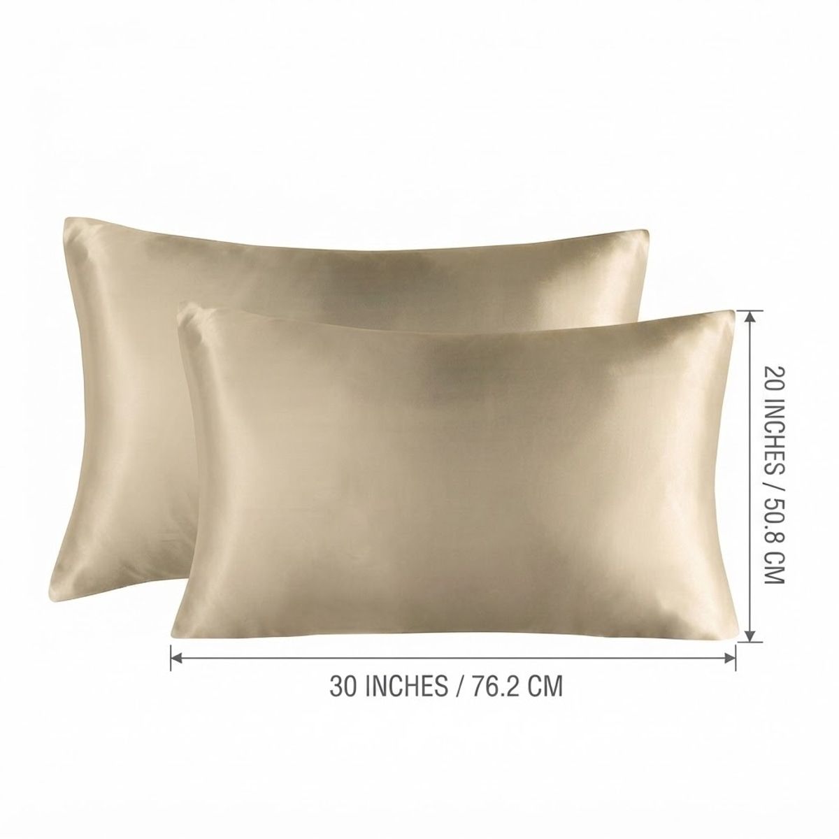 2 Pcs Satin Pillowcases with Smooth Finish – Product View 3