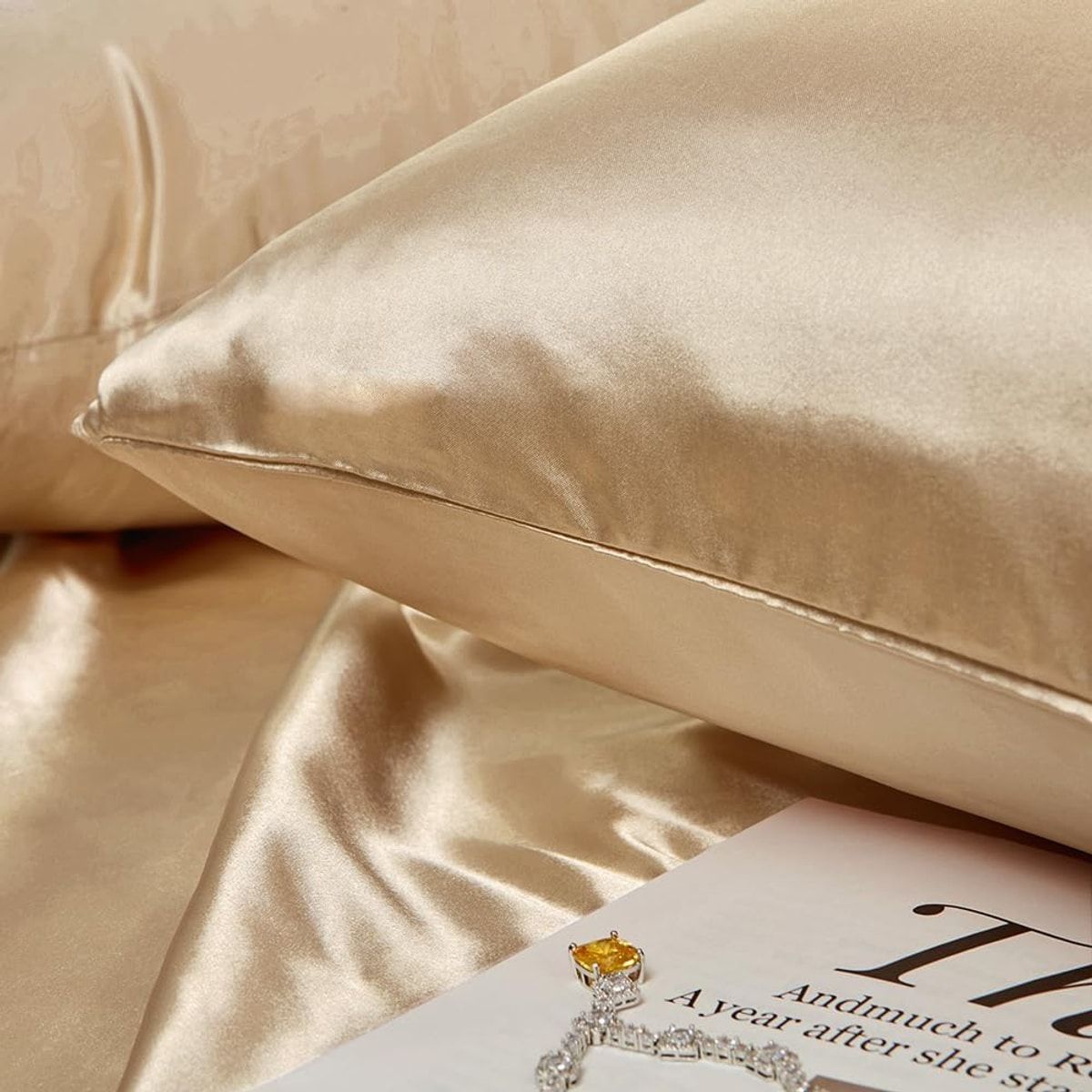 2 Pcs Satin Pillowcases with Smooth Finish – Product View 7