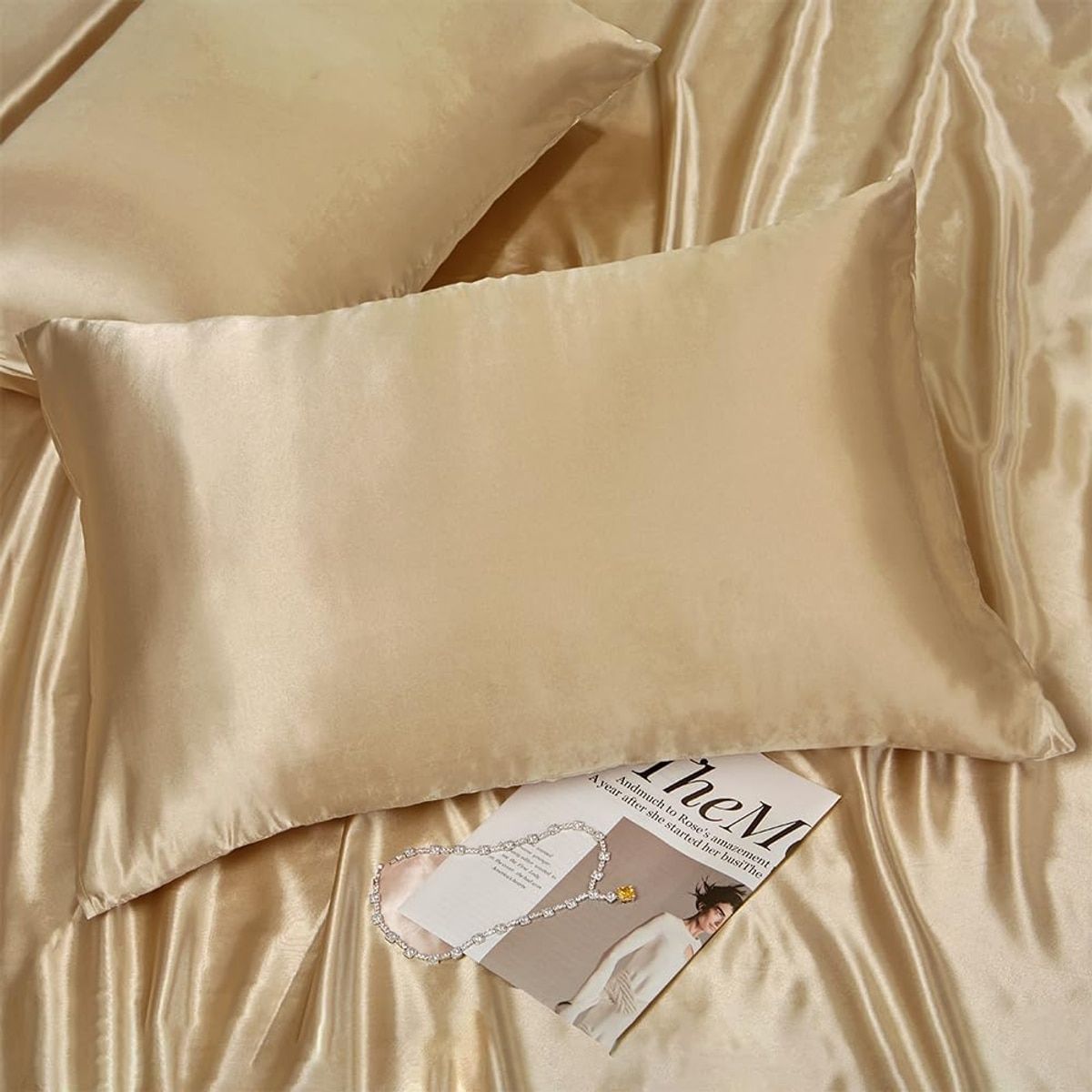 2 Pcs Satin Pillowcases with Smooth Finish – Product View 8
