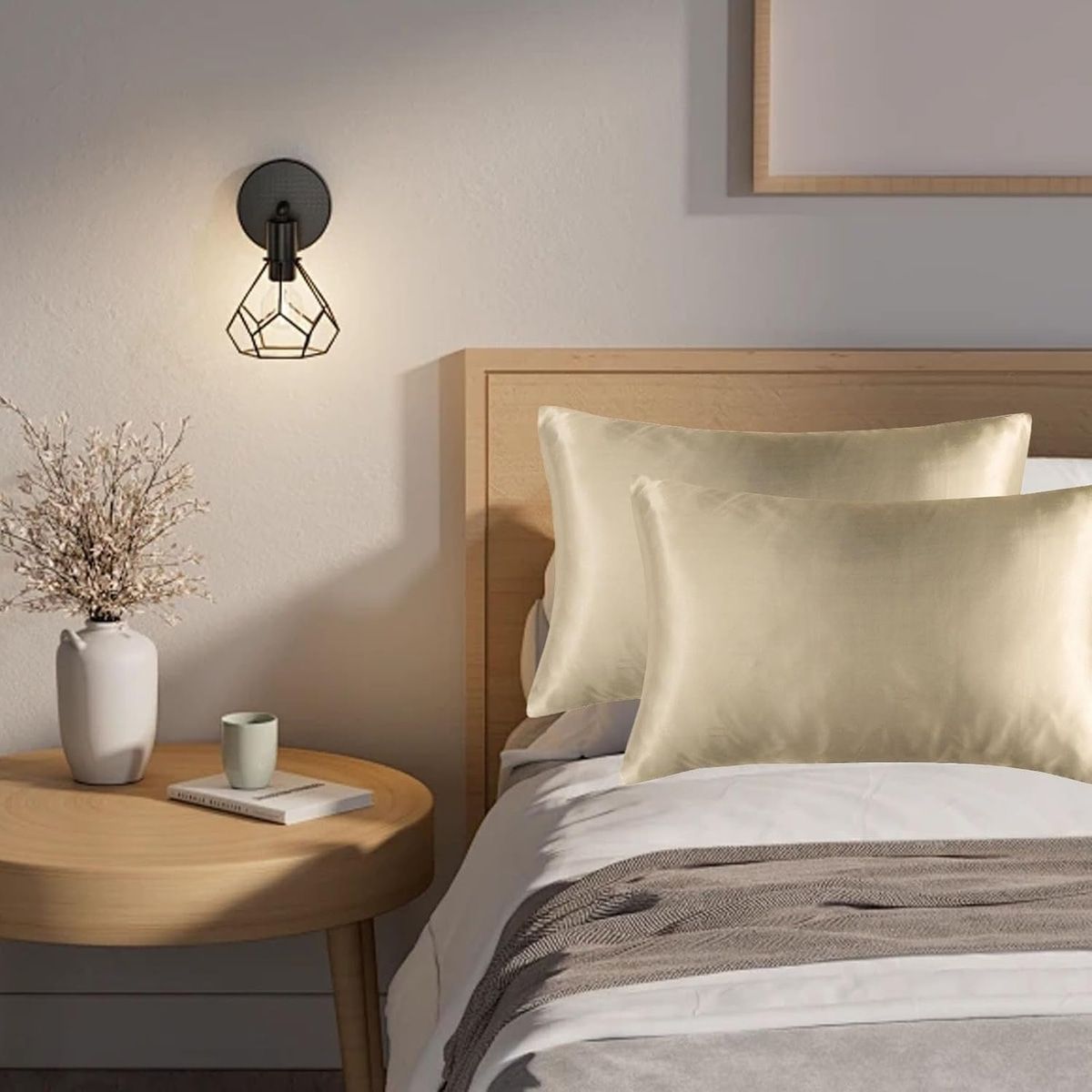 2 Pcs Satin Pillowcases with Smooth Finish – Product View 9