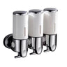 Manual Soap Dispenser with Viewing Window — Triple Bottle