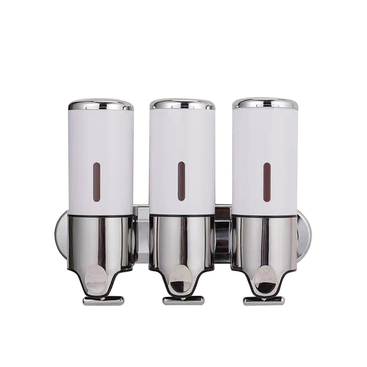 Manual Soap Dispenser Model White Bathroom Shampoo Bottle Hotel Wall Mounted