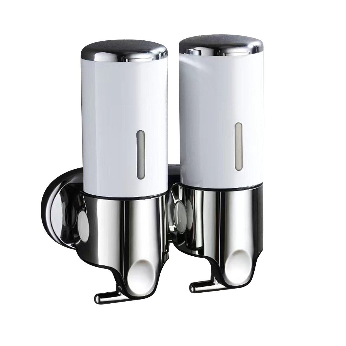 Manual Soap Dispenser Model White Bathroom Shampoo Bottle Hotel Wall Mounted