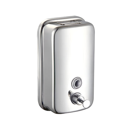 Stainless Steel Wall Mounted Soap Dispenser Hotel Bathroom Sanitizer Bottle AU