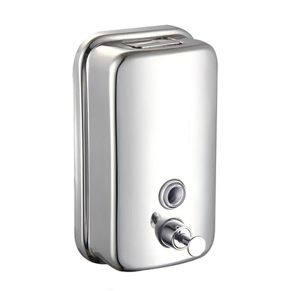 Stainless Steel Wall Mounted Soap Dispenser Hotel Bathroom Sanitizer Bottle AU