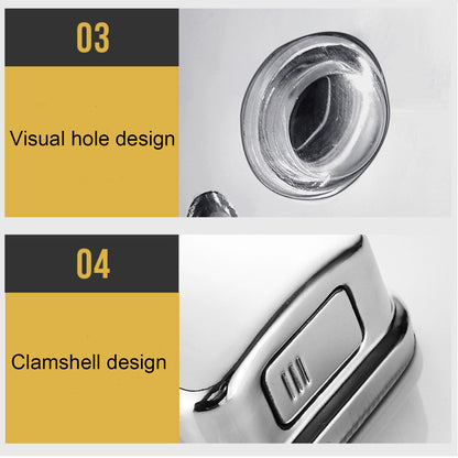 Stainless Steel Wall Mounted Soap Dispenser Hotel Bathroom Sanitizer Bottle AU
