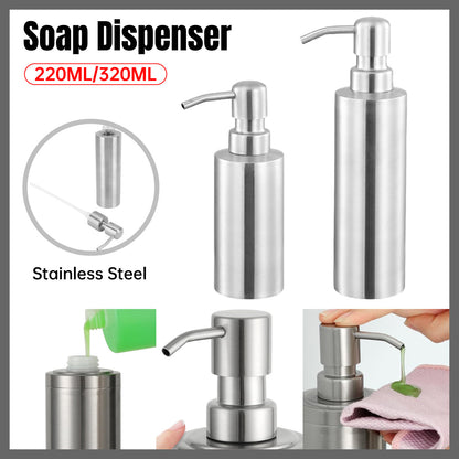 304 Stainless Steel Press Type Soap Dispenser Durable