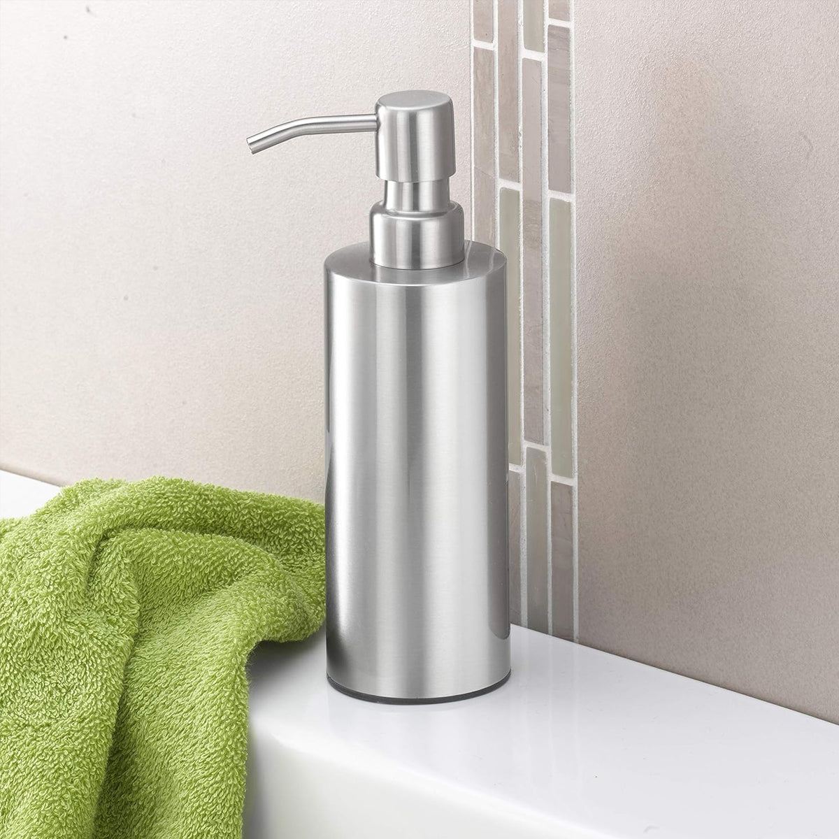 304 Stainless Steel Press Type Soap Dispenser Durable