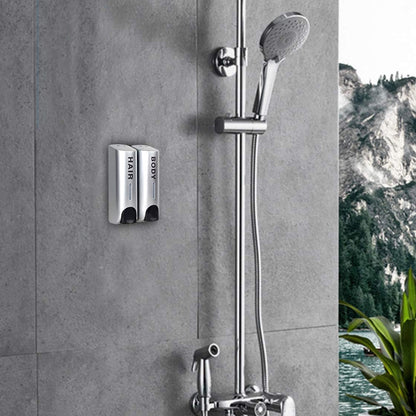 Wall Mount Soap Dispenser 3 Sizes, Multi-Chamber ABS