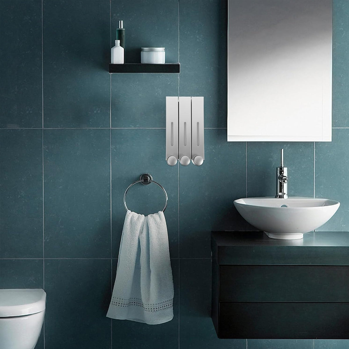 Wall Mounted Soap Dispenser for Hotel Guesthouse Bathroom