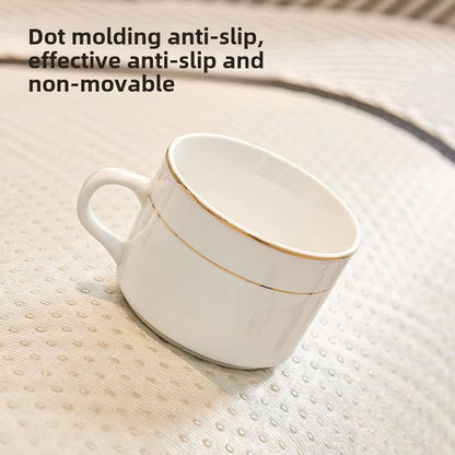 Non-Slip Herringbone Sofa Cushion Cover Cotton Blend Protector