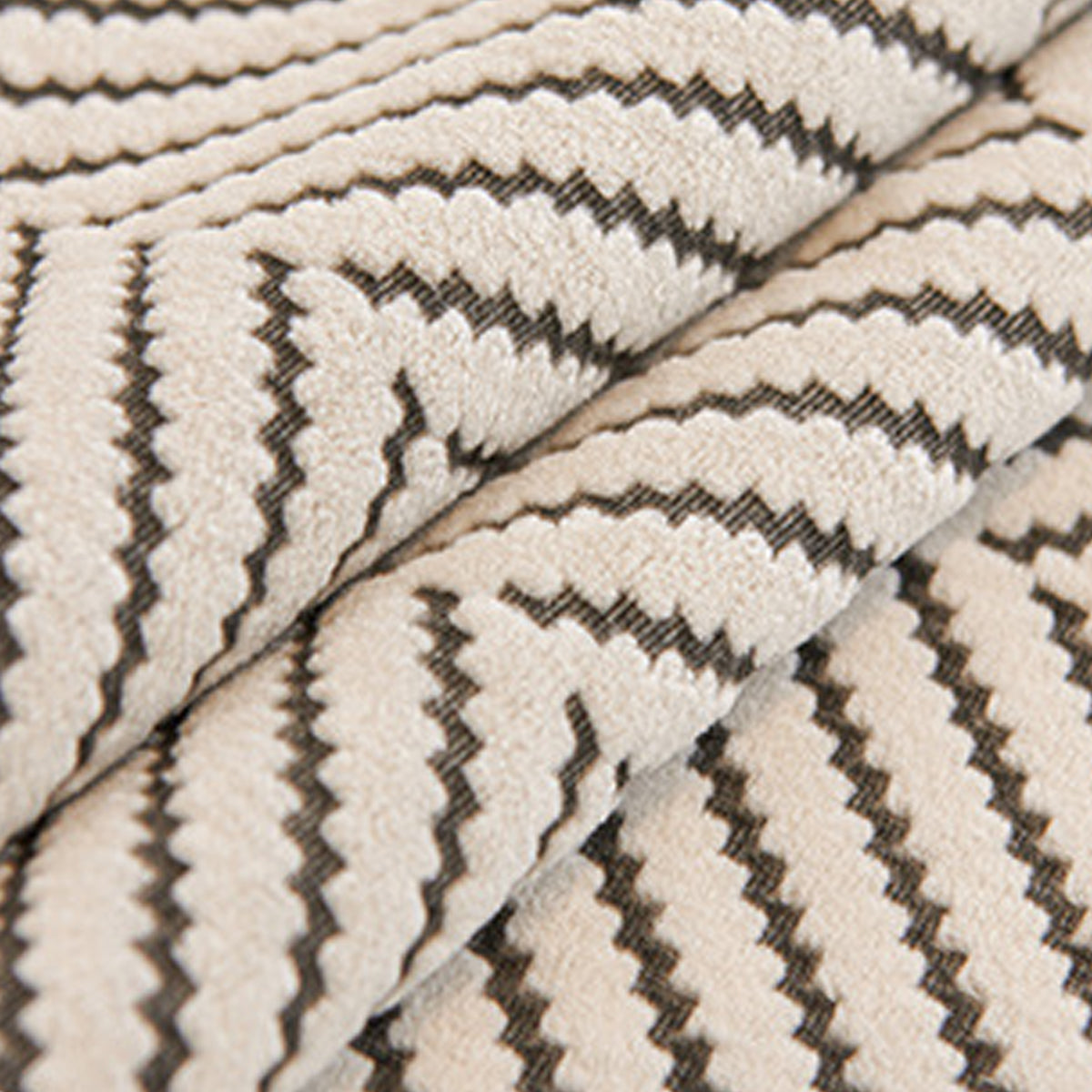 Non-Slip Herringbone Sofa Cushion Cover Cotton Blend Protector