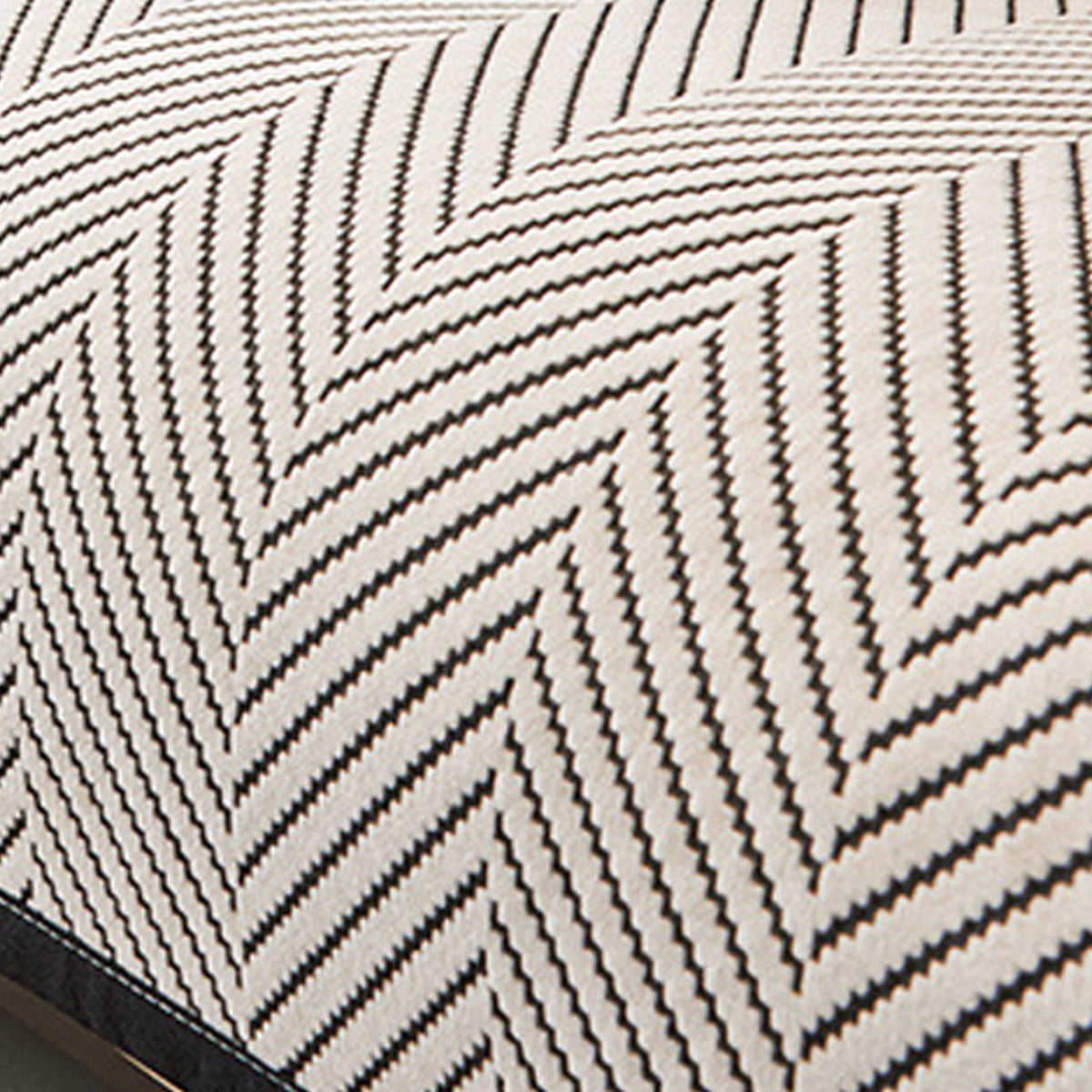 Non-Slip Herringbone Sofa Cushion Cover Cotton Blend Protector