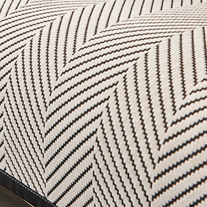 Non-Slip Herringbone Sofa Cushion Cover Cotton Blend Protector