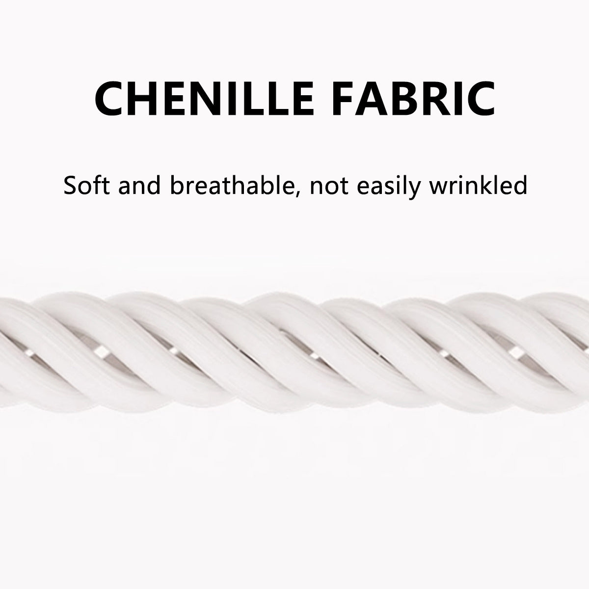 Sofa Cover Soft Chenille Anti-Slip for Living Room Couch