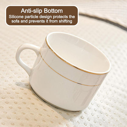 Sofa Cover Soft Chenille Anti-Slip for Living Room Couch