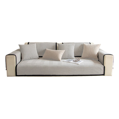 Sofa Cover Soft Chenille Anti-Slip for Living Room Couch