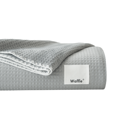 Thick Waffle Fleece Blanket in 2 Colour Options – Product View 15