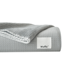 Waffle Fleece Blanket with 150x200cm Size — Grey