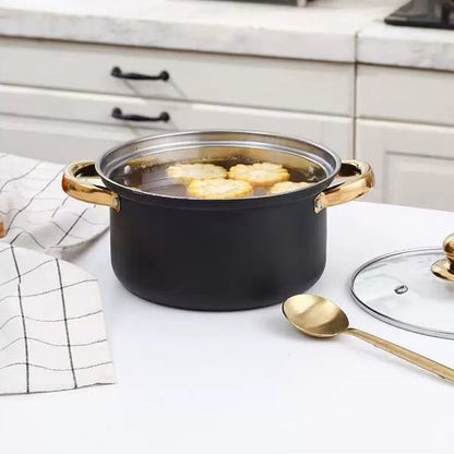 Stainless Steel 12 Piece Cookware Set Heat Resistant for Home Kitchen