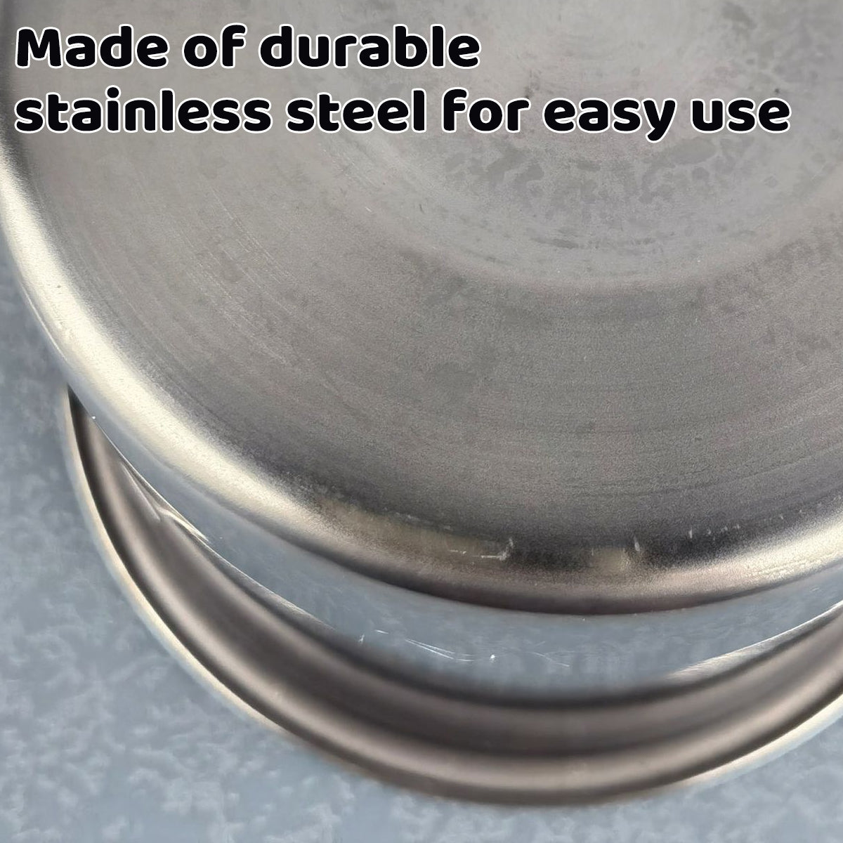 10 Pcs Stainless Steel Mixing Bowls 3 Sizes Food-Grade Kitchen