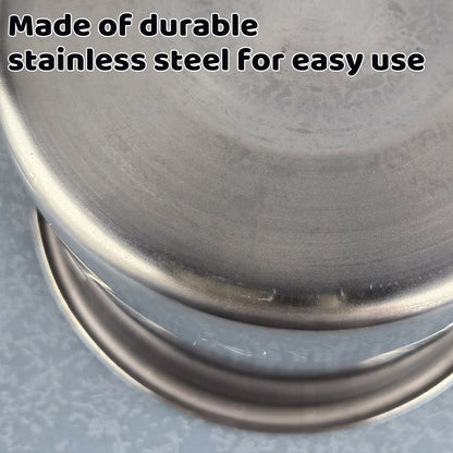 10 Pcs Stainless Steel Mixing Bowls 3 Sizes Food-Grade Kitchen