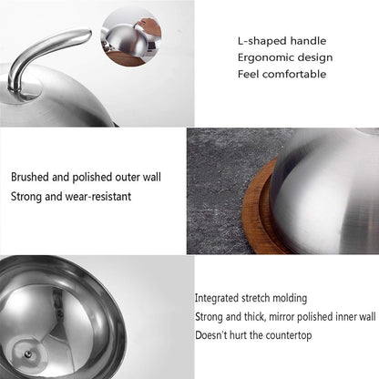 Non Magnetic Stainless Steel Steak Cover Round BBQ Lid High Pot Cover Food Cover