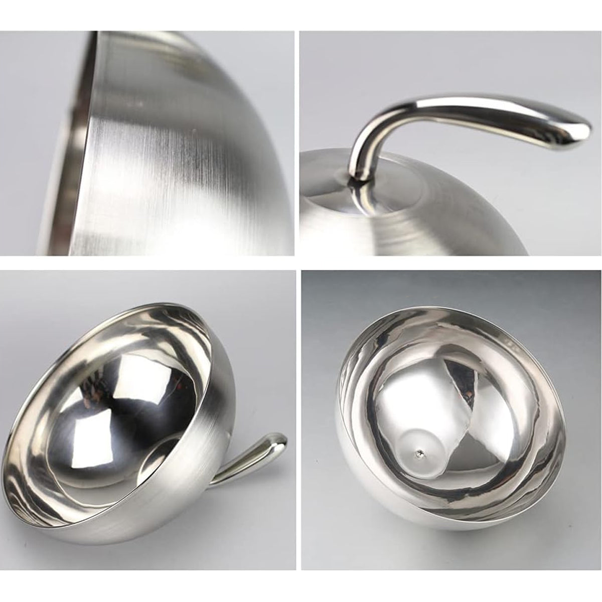 Non Magnetic Stainless Steel Steak Cover Round BBQ Lid High Pot Cover Food Cover
