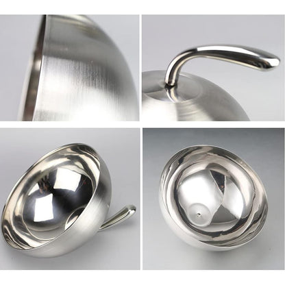 Non Magnetic Stainless Steel Steak Cover Round BBQ Lid High Pot Cover Food Cover