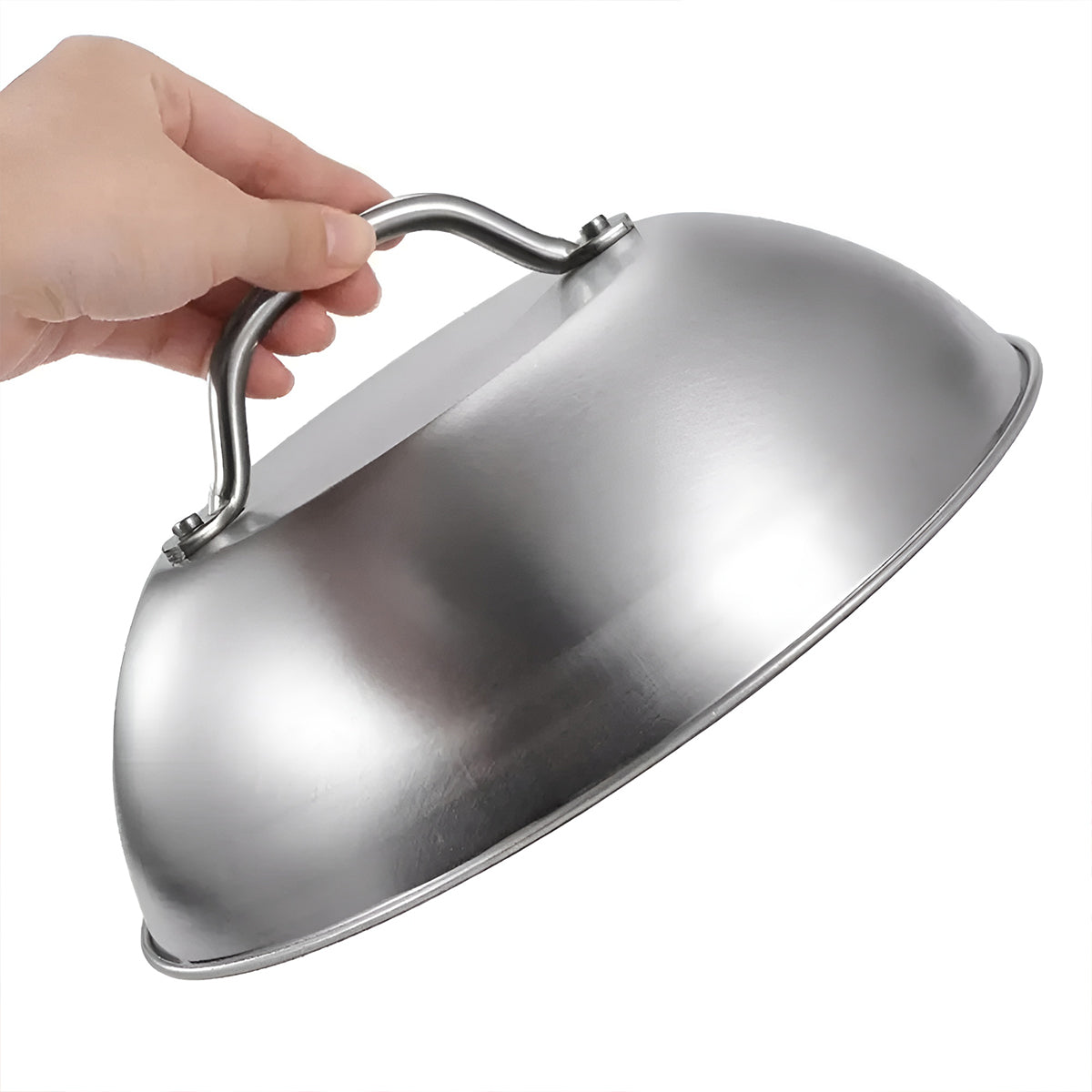 Stainless Steel Food Cover Dome Lid for Teppanyaki Grill and Steak